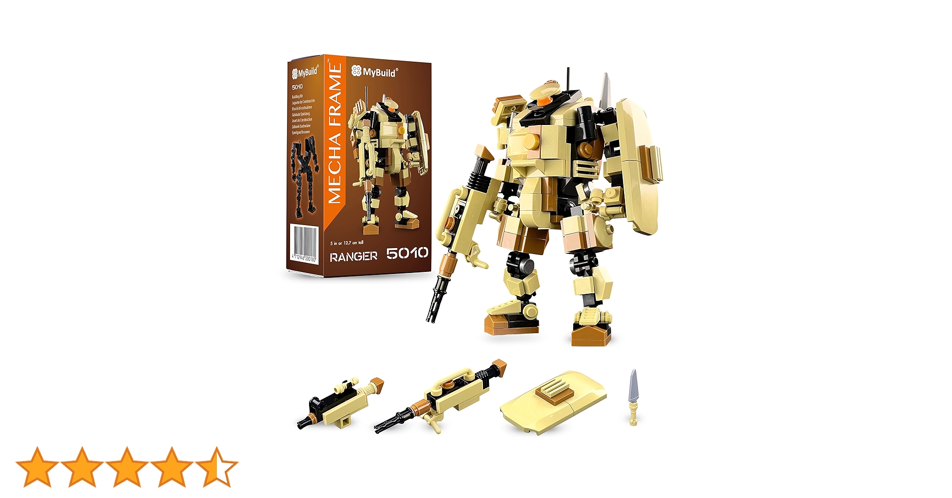 マイビルド (MyBuild)5010 メカフレーム SFシリーズ MyBuild Mecha Frame Sci-Fi Ranger Series - Mech Robot Building Set